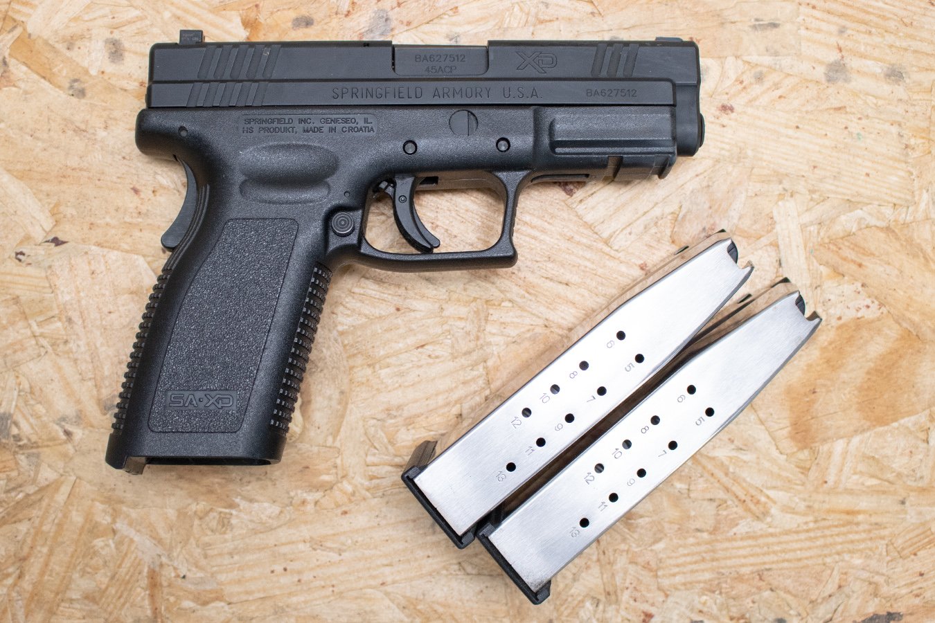 SPRINGFIELD XD-45 Full Size 45ACP Police Trade-In Pistol w/Two Mags (Fair Condition)